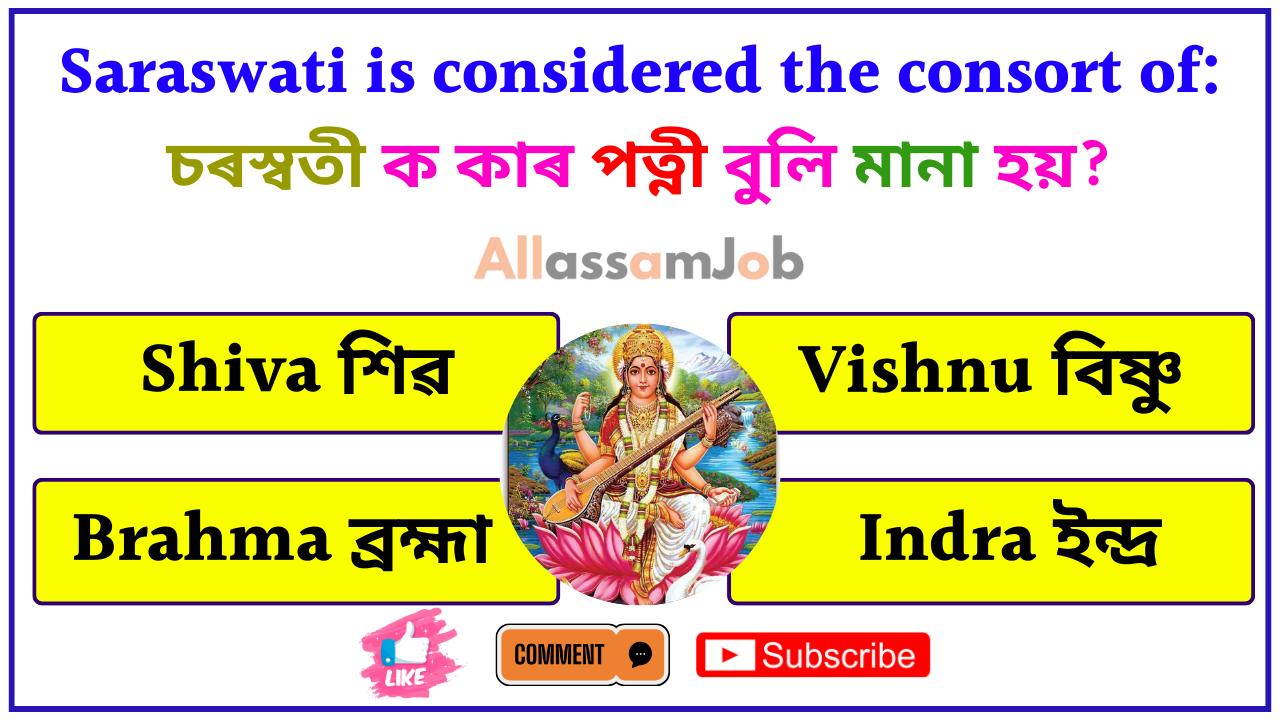 Important Saraswati Devi Quiz